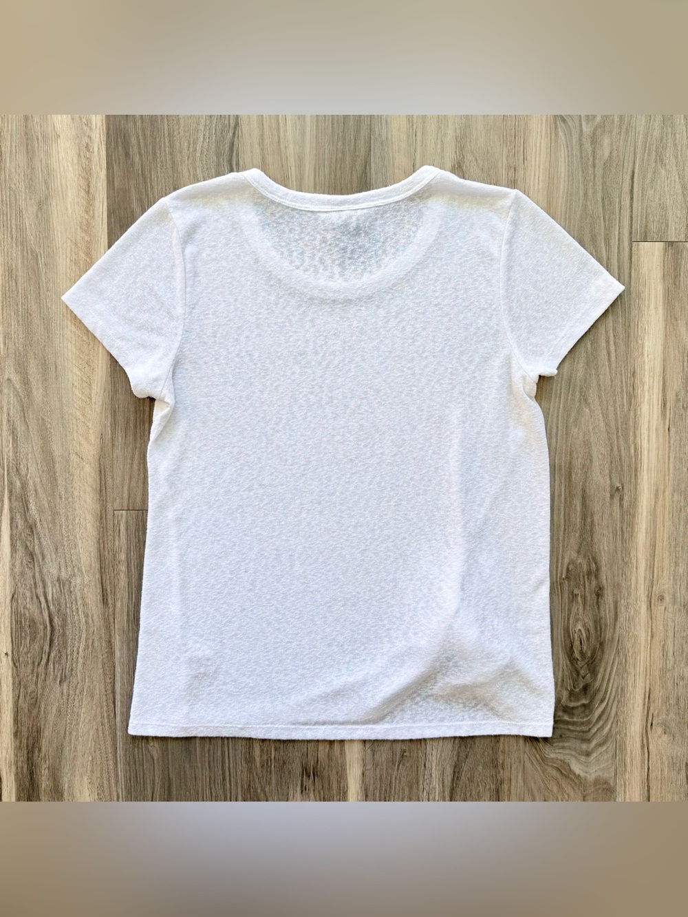 Bobeau White Side-Tie Top Size L - Picture 3 of 4